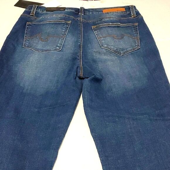 Blue Revival Dark Wash Distressed High Rise Skinny Jeans - Picture 5 of 11